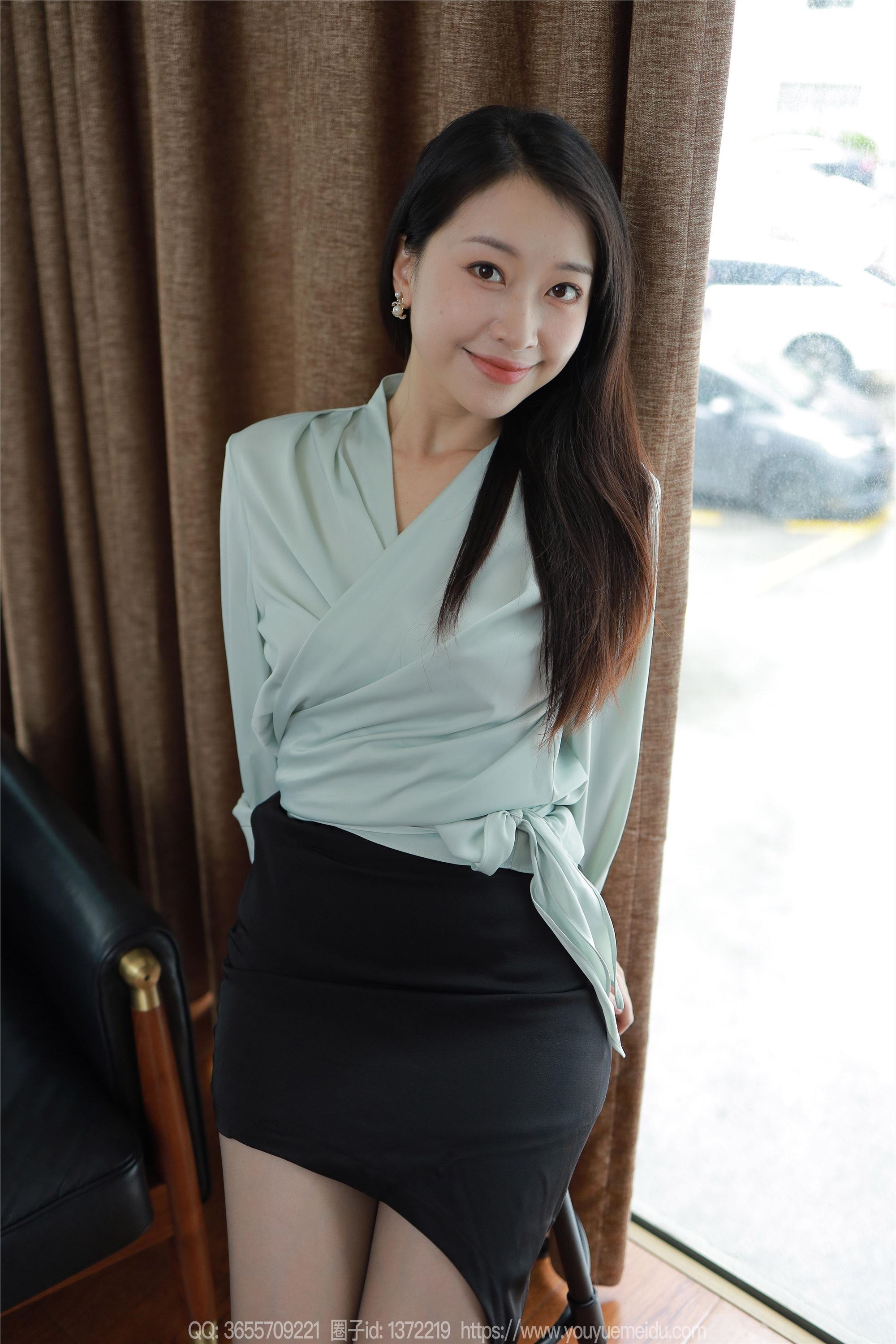 IESS异思趣向  2024.07.24 丝享家 1802 小婕《迷人淡绿》